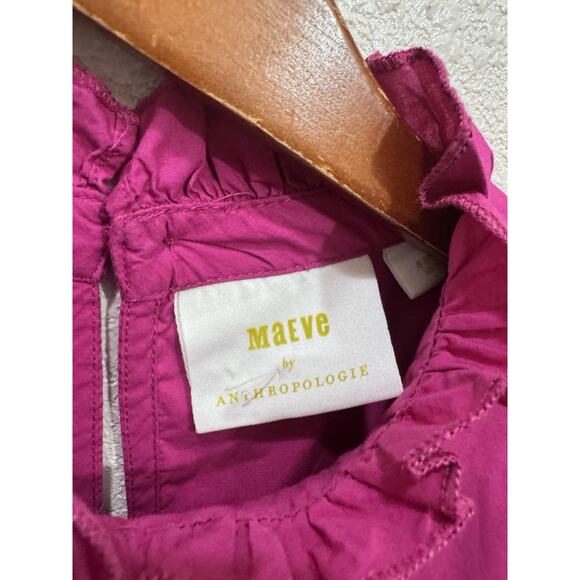 Anthropologie Maeve Ophelia Babydoll Tunic Pink Size S - Picture 7 of 8